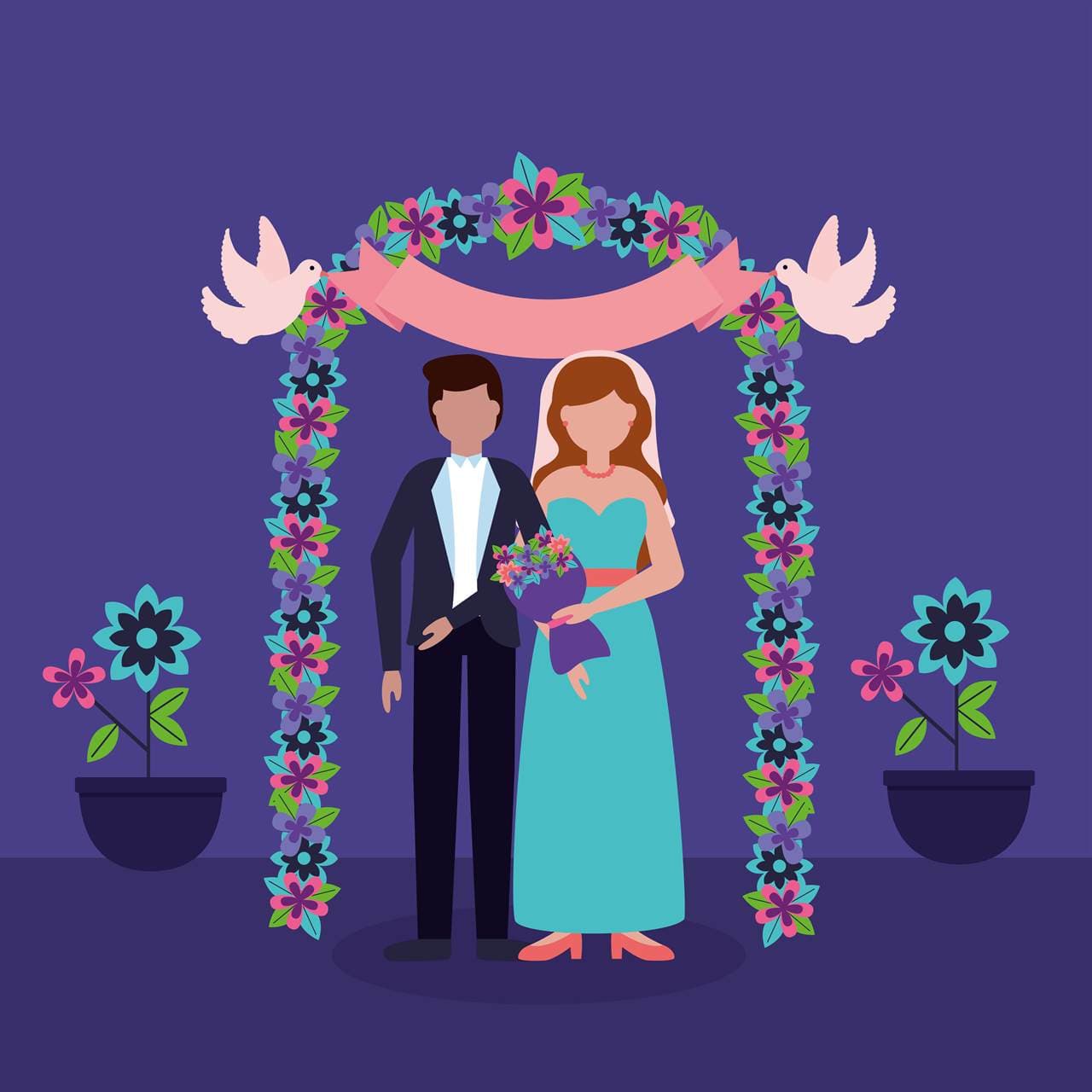 Families planning a wedding celebration